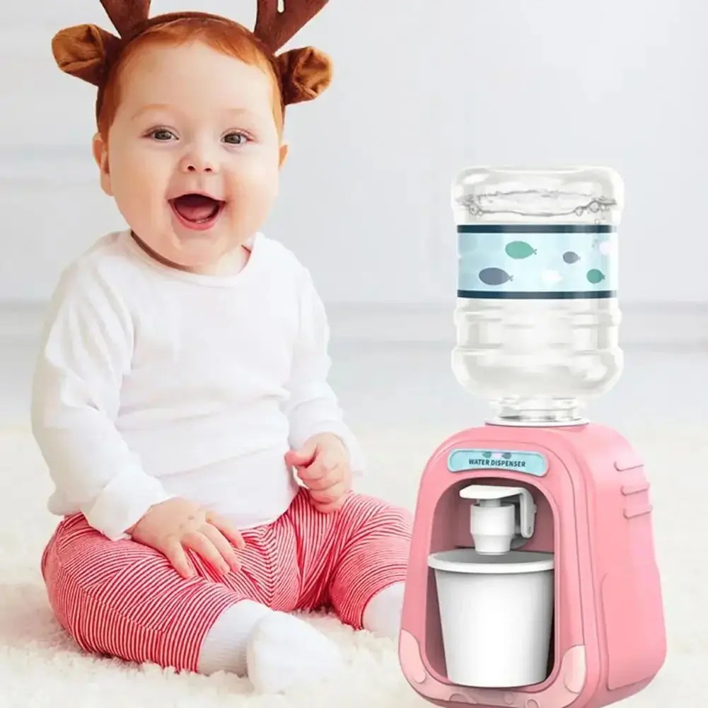 Mini dispensador de agua para niños, linda fuente de dibujos animados para agua, jugo y leche.