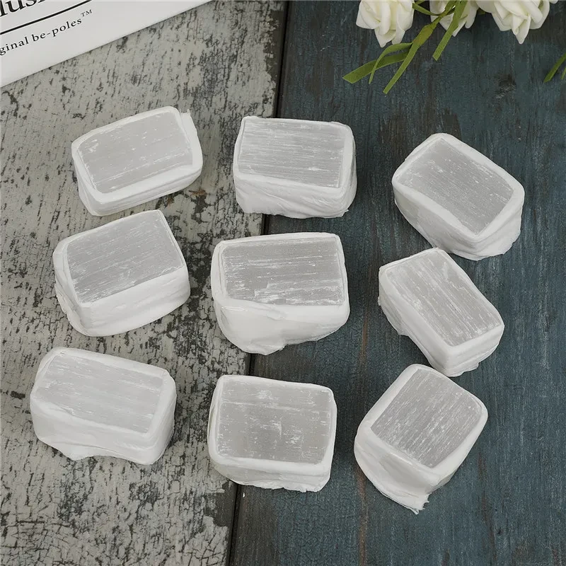 Yeso blanco marroquí natural de piedra rugosa