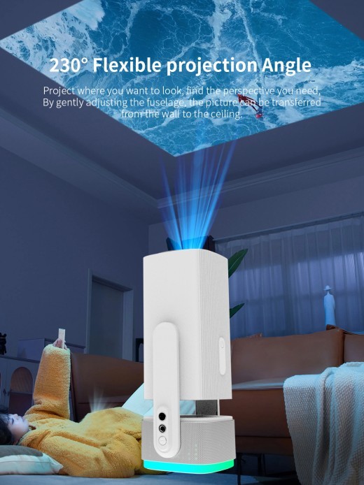 Proyector PTZ 4K HD para dormitorio y hogar