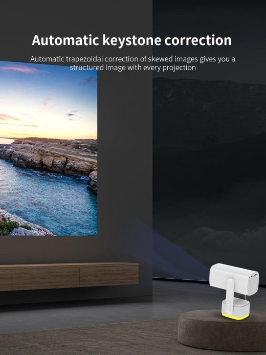 Proyector PTZ 4K HD para dormitorio y hogar