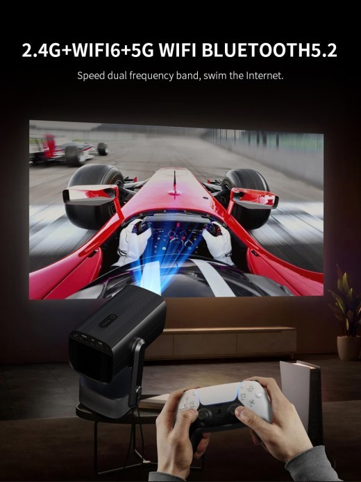 Proyector PTZ 4K HD para dormitorio y hogar