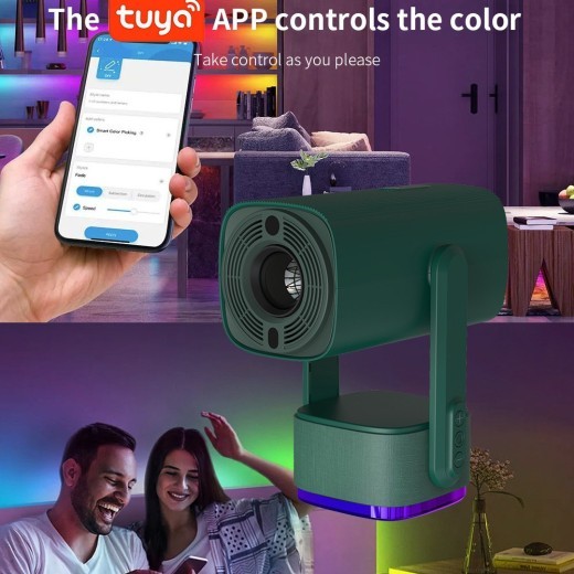 Proyector PTZ 4K HD para dormitorio y hogar