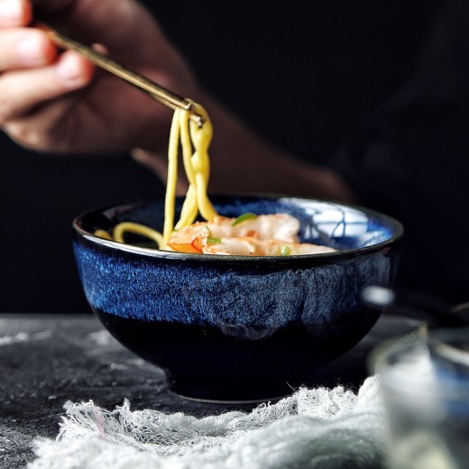 Cuenco de cerámica para vajilla, cuenco para fideos, cuenco para ramen