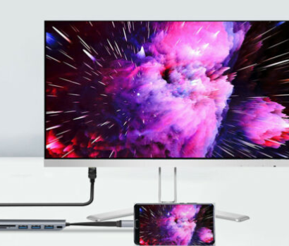 Adaptador de concentrador USB tipo C con HDMI 4K