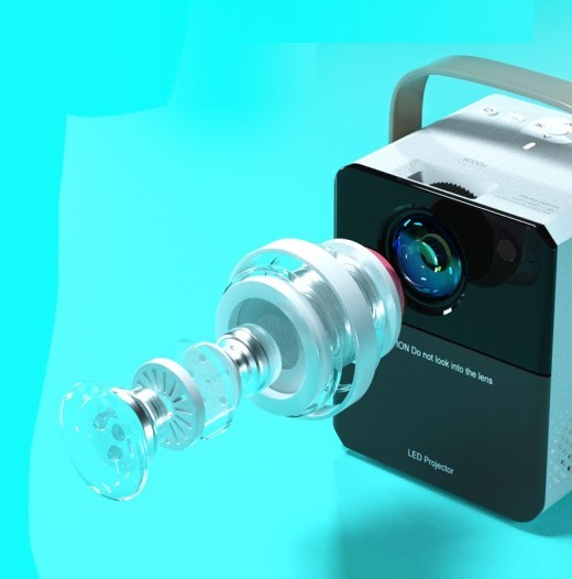 Miniproyector todo en uno 4K HD para dormitorio