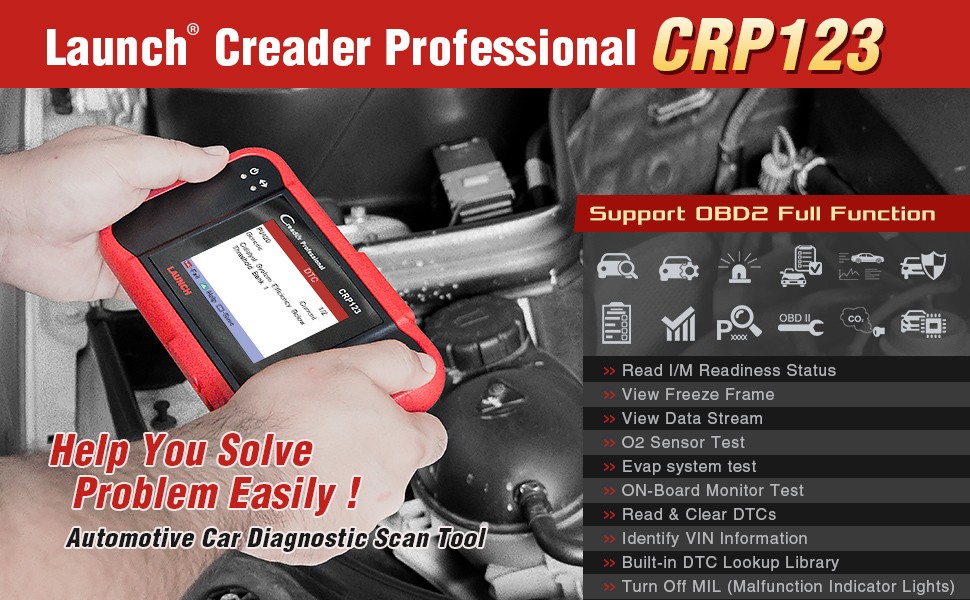 Detector de fallas CRP123 Equipo de diagnóstico automotriz