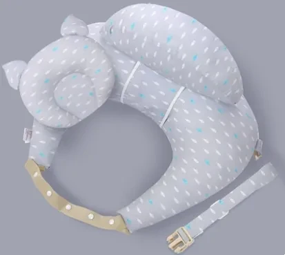 Almohadas de lactancia para bebés, maternidad, lactancia materna, multifunción, ajustable, para recién nacidos, con funda lavable en capas.