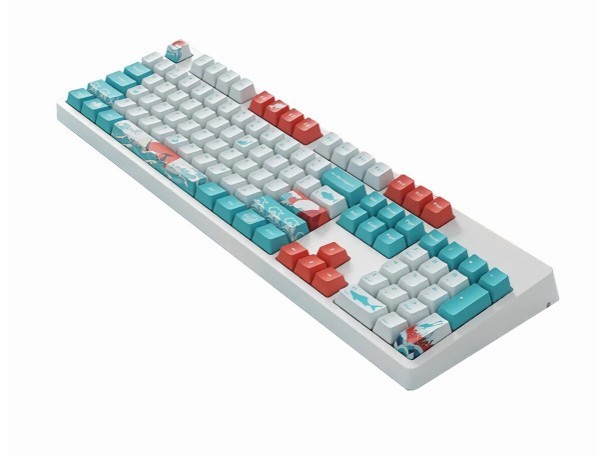 Teclas de teclado mecánico con suspensión