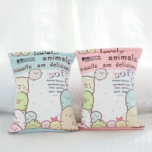 Bolsa de dibujos animados Ins Corner Bio Plush Toy Simulación Snack Pillow