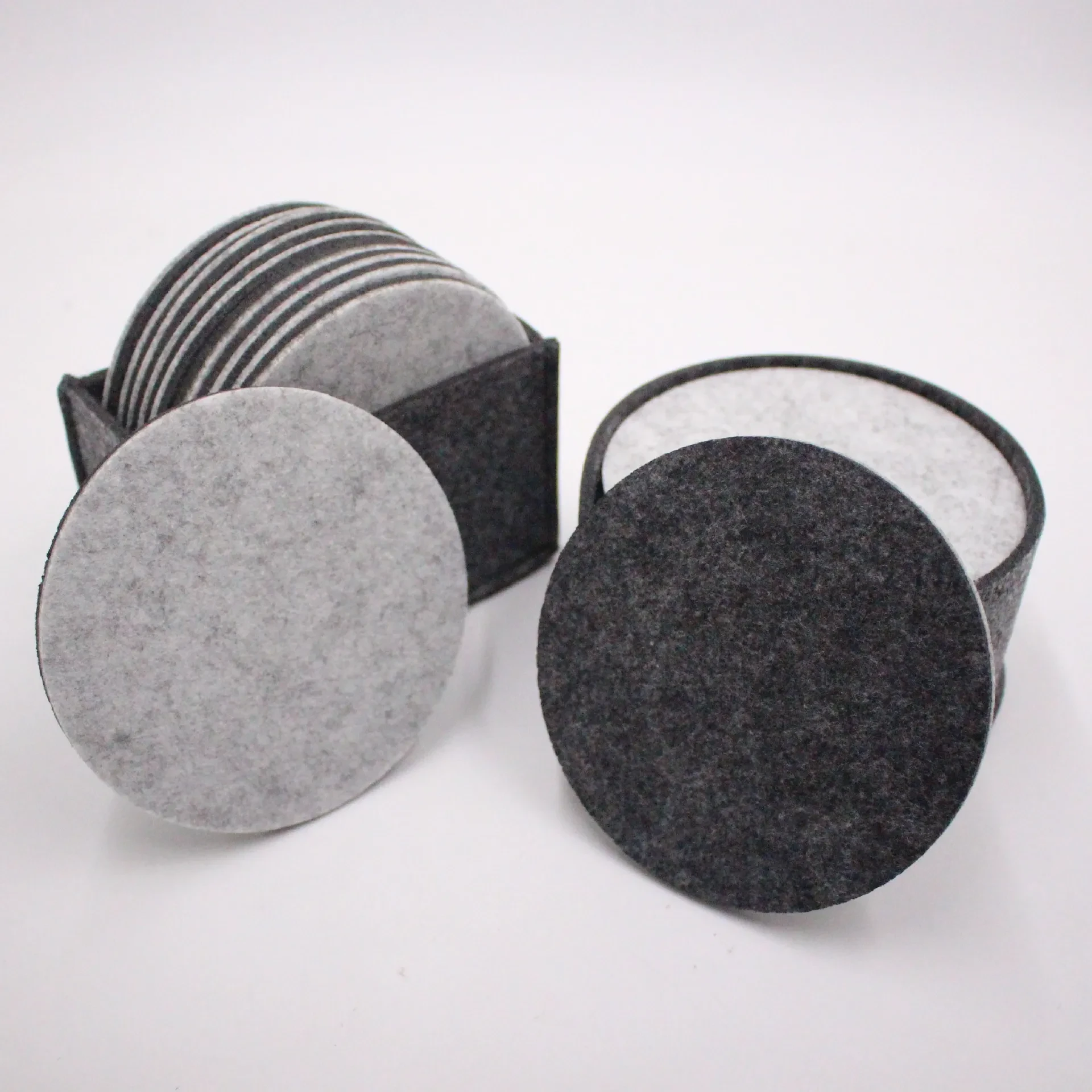 Juego de 10 almohadillas protectoras de fieltro para tazas, almohadilla antifricción, separador de fieltro, posavasos