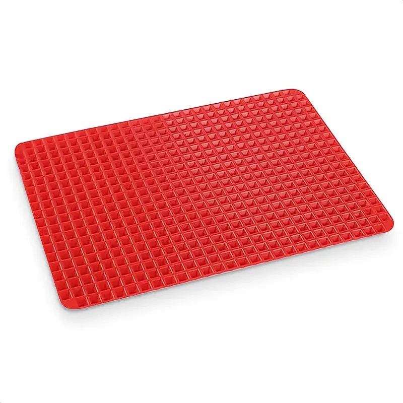 1 tapete de silicona antiadherente para hornear en forma de pirámide