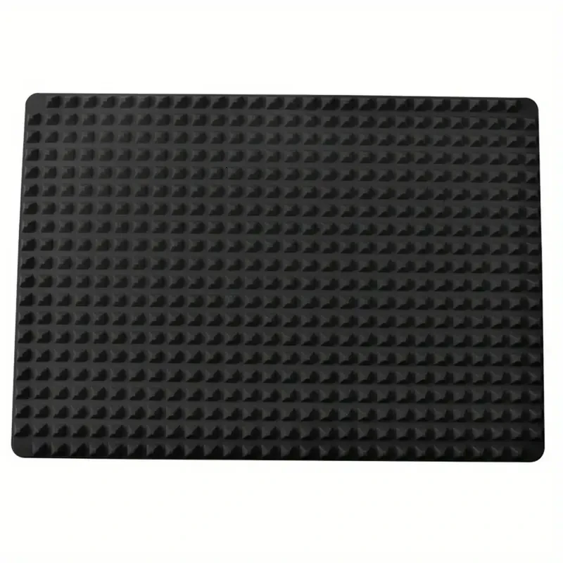 1 tapete de silicona antiadherente para hornear en forma de pirámide