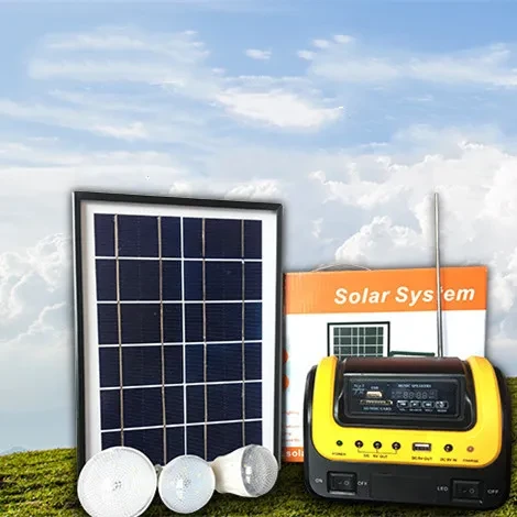 Sistema de iluminación solar Generador solar Radio solar