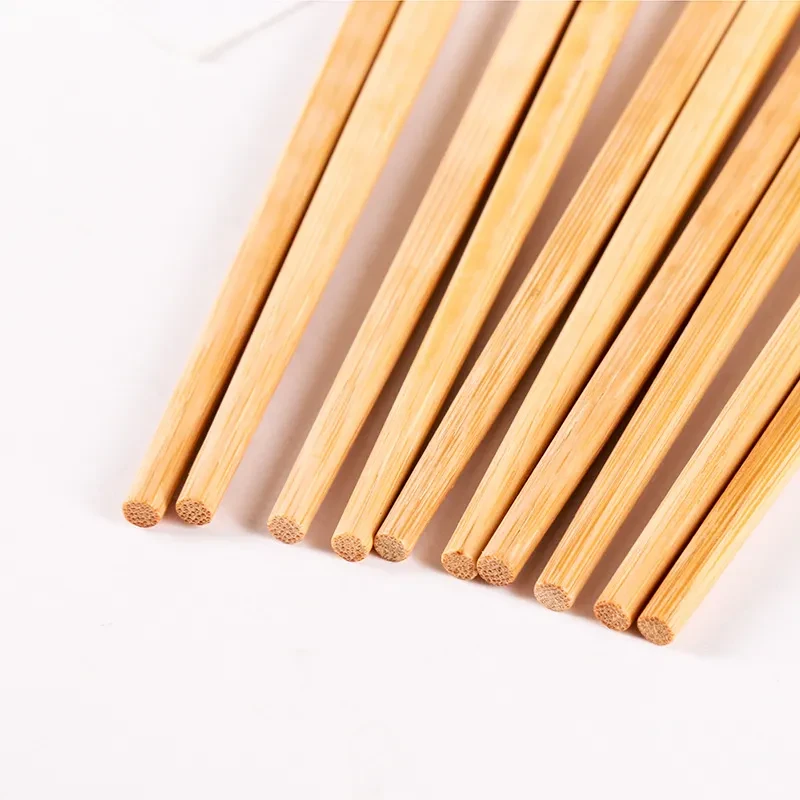 Palillos de bambú carbonizado T 5 pares de palillos de bambú domésticos