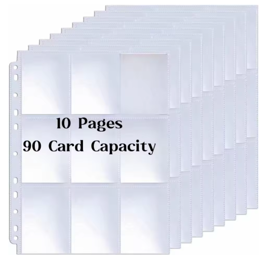 Fundas para tarjetas de juego coleccionables, 10, 20 o 30 unidades, para guardar tarjetas, álbumes de fotos, etc.