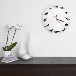 Reloj de pared de dinosaurios para amantes de los dinosaurios