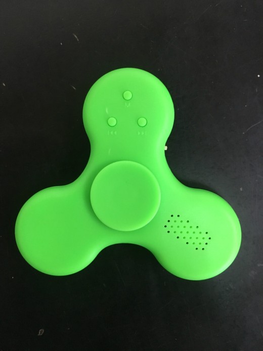 Juguete EDC Fidget Spinner con altavoz Bluetooth y música