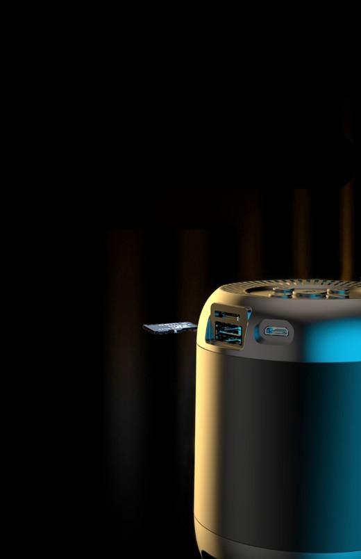 Altavoz Bluetooth inalámbrico de audio pequeño y súper subwoofer