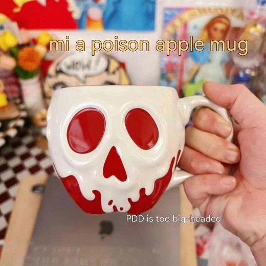 Taza de cerámica creativa con diseño de dibujos animados de anime, regalo de alta belleza