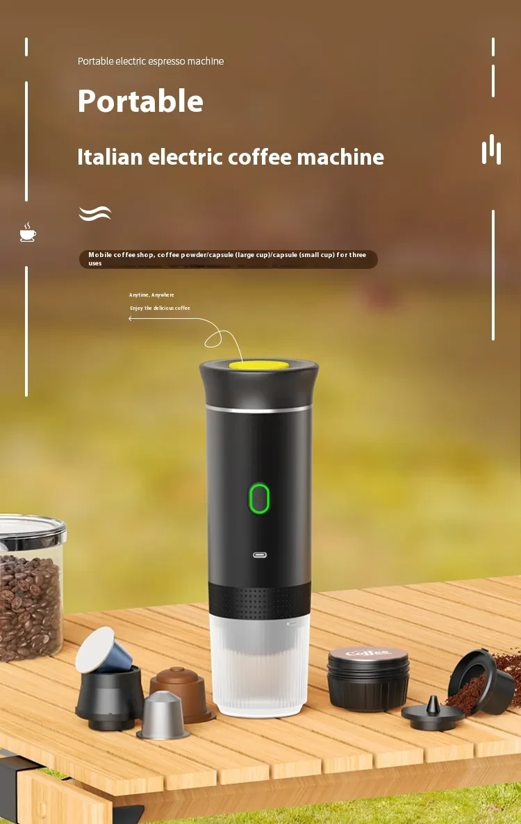 Molinillo de café eléctrico de viaje
