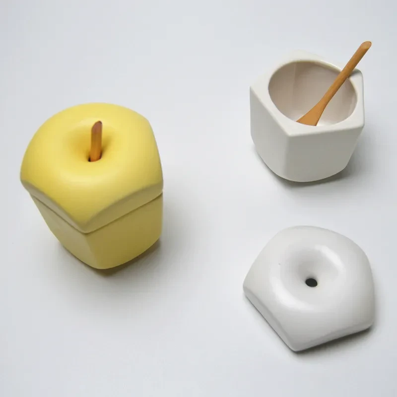 Botella de condimento para frutas, diseño creativo, tarro de condimento para cocina