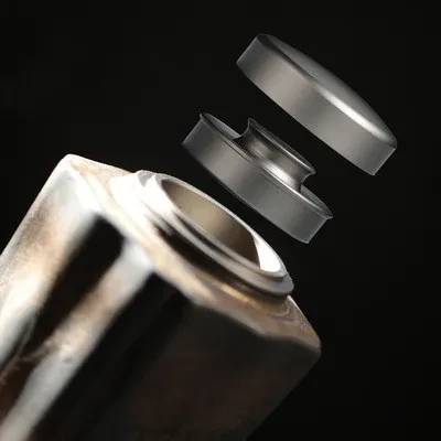 Tarro hermético de cerámica de gres antiguo dorado, empaquetado a mano, grande