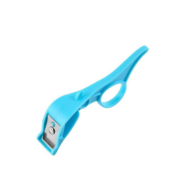 Pelador de frutas multifuncional, pelador de naranjas y verduras, anillo para dedo, raspado continuo de la piel, herramientas de cocina, accesorios