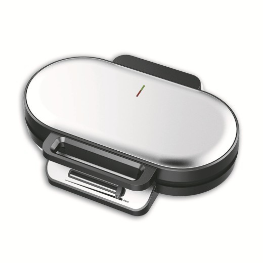 Máquina para hacer gofres Love Heart de dos piezas y doble placa de 110 V para el hogar, máquina para desayuno, utensilios de cocina