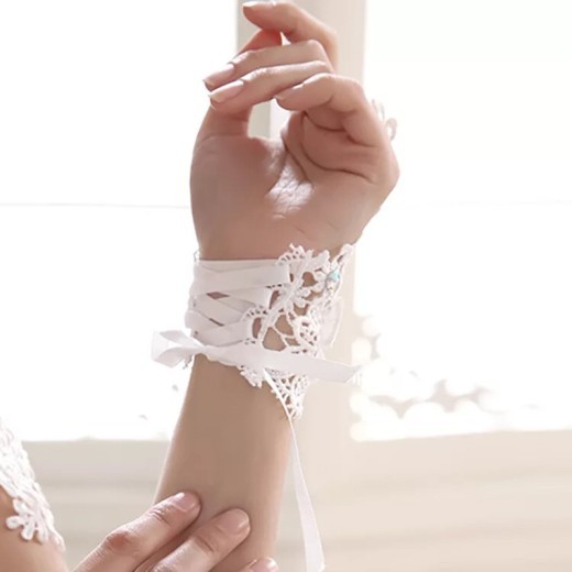 Accesorios cortos de flores para mujer, accesorios para vestidos de novia.