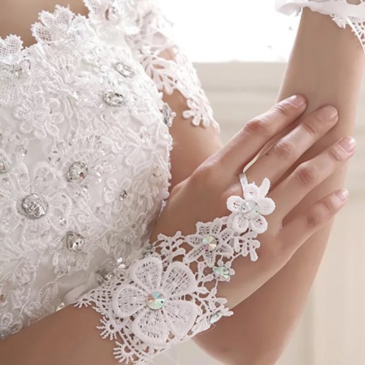 Accesorios cortos de flores para mujer, accesorios para vestidos de novia.
