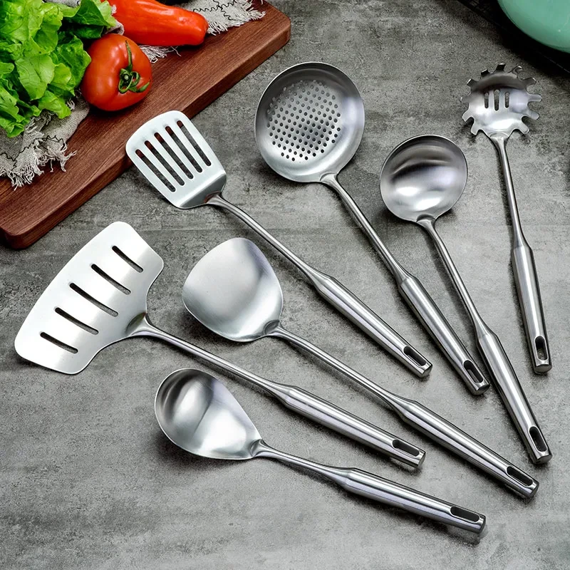 Espátula de cocina de acero inoxidable 304