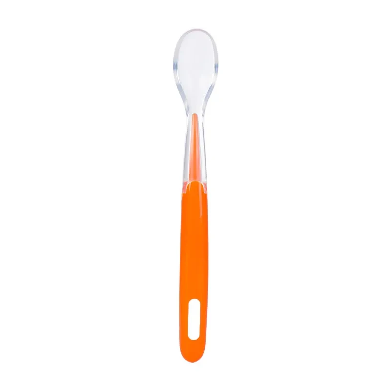 Cuchara pequeña suave de silicona para bebé