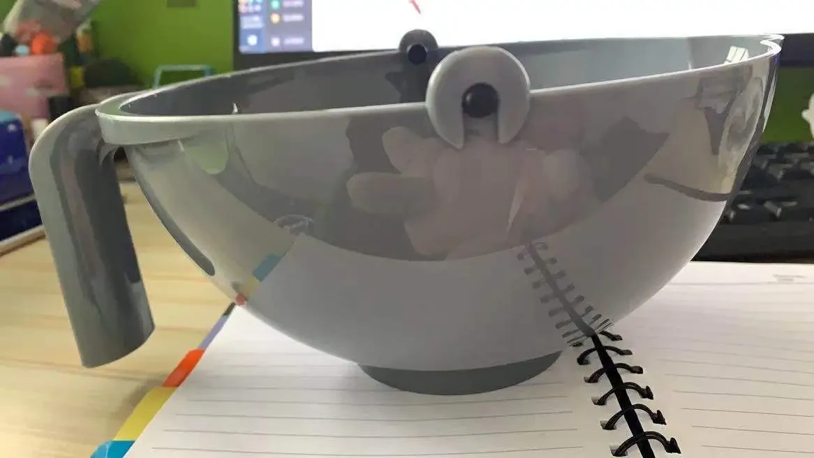 Escurridor de cocina giratorio de 360 grados para limpiar y escurrir frutas y verduras