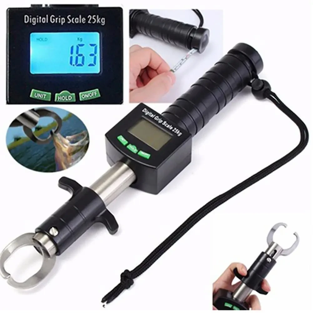 Dispositivo electrónico para pesar peces con hebilla y clip para peces Luya Control Fish Clip, aparejos de pesca