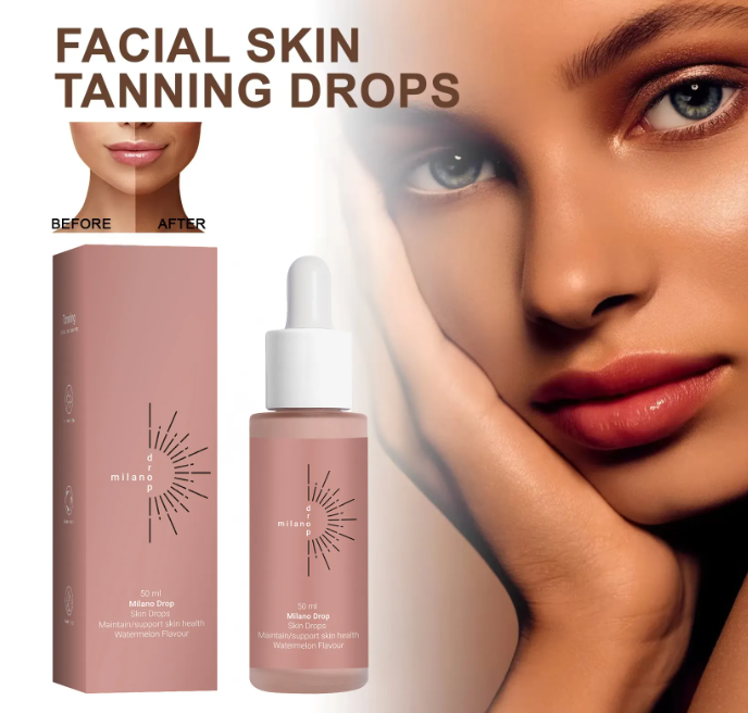 Suero bronceador facial y corporal