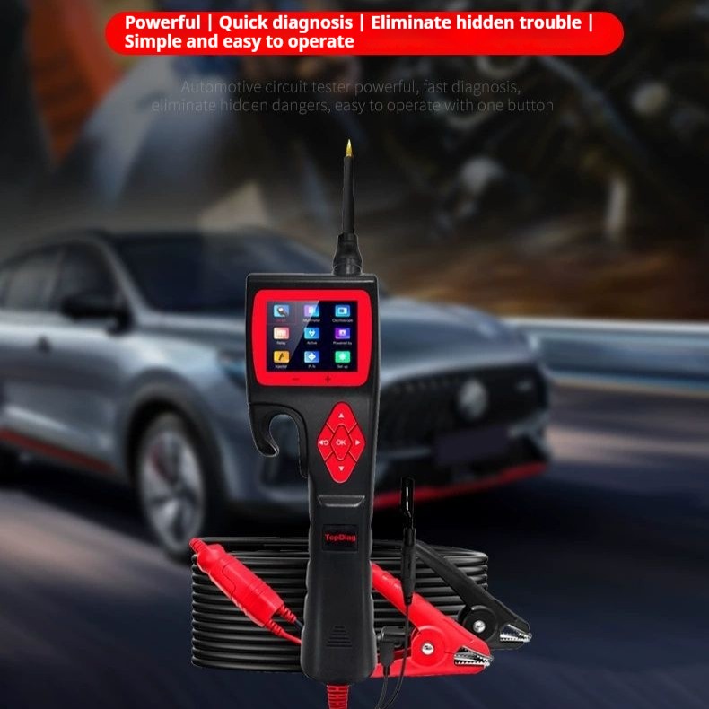 Analizador inteligente de circuitos automotrices, instrumento de diagnóstico
