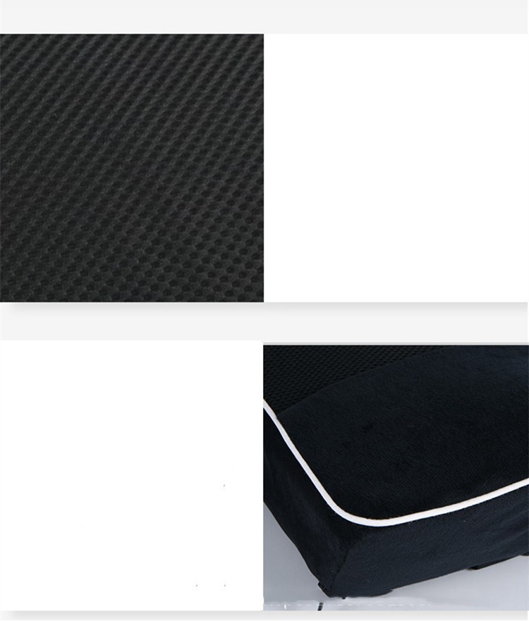 Cojín de cintura de espuma viscoelástica para automóvil ergonómico