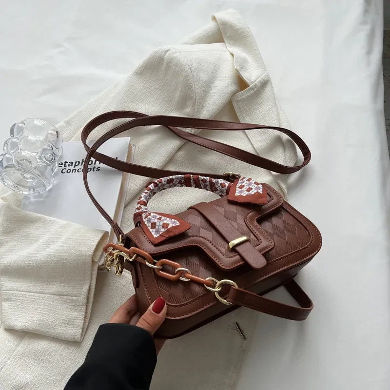 Bolso bandolera cuadrado pequeño popular