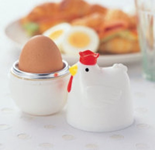 Hervidor de huevos en forma de pollo PP, vaporizador de huevos para microondas, cocina de estilo lindo, utensilios de cocina