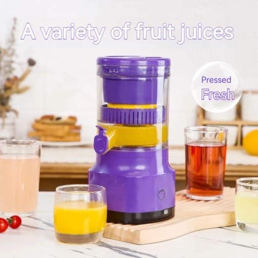 Exprimidor de naranjas eléctrico, exprimidor de limones, exprimidor de cítricos recargable por USB, licuadora portátil recargable por USB, aparatos de cocina