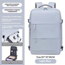 Mochila ligera de gran capacidad para hombre para viajes cortos