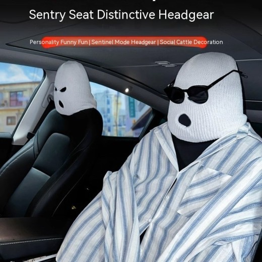 Funda de asiento de coche personalizada con accesorios divertidos