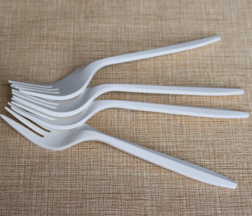 Cuchillo tenedor cuchara de plástico desechable, cuchara para helado, tenedor para pastel