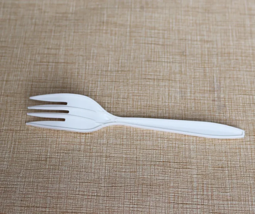 Cuchillo tenedor cuchara de plástico desechable, cuchara para helado, tenedor para pastel