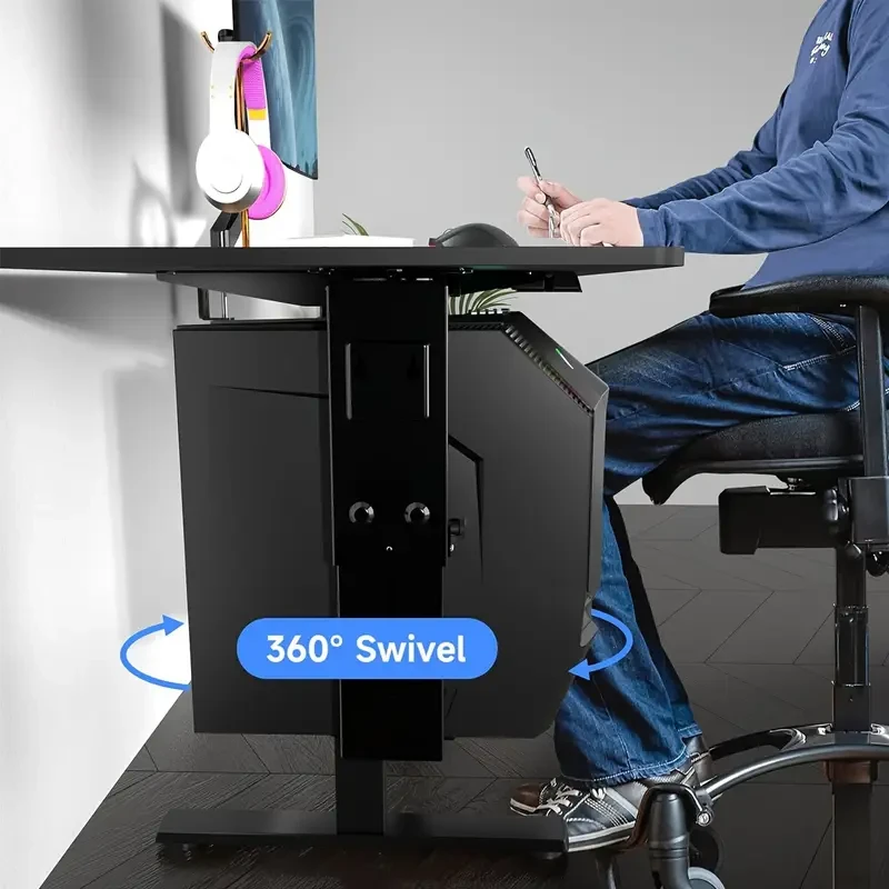 Soporte de computadora ajustable para montaje en pared