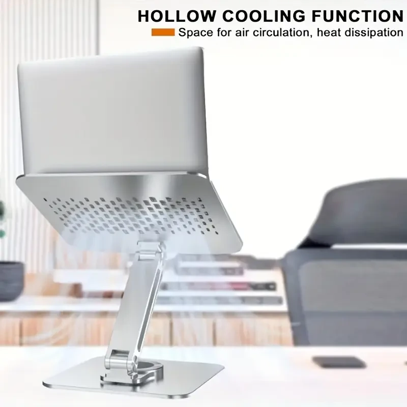 Soporte ajustable de aluminio para portátil