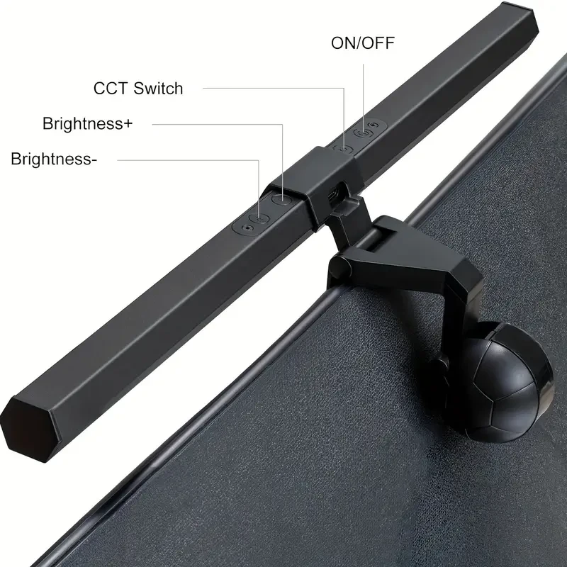 Barra de luz LED ajustable para monitor