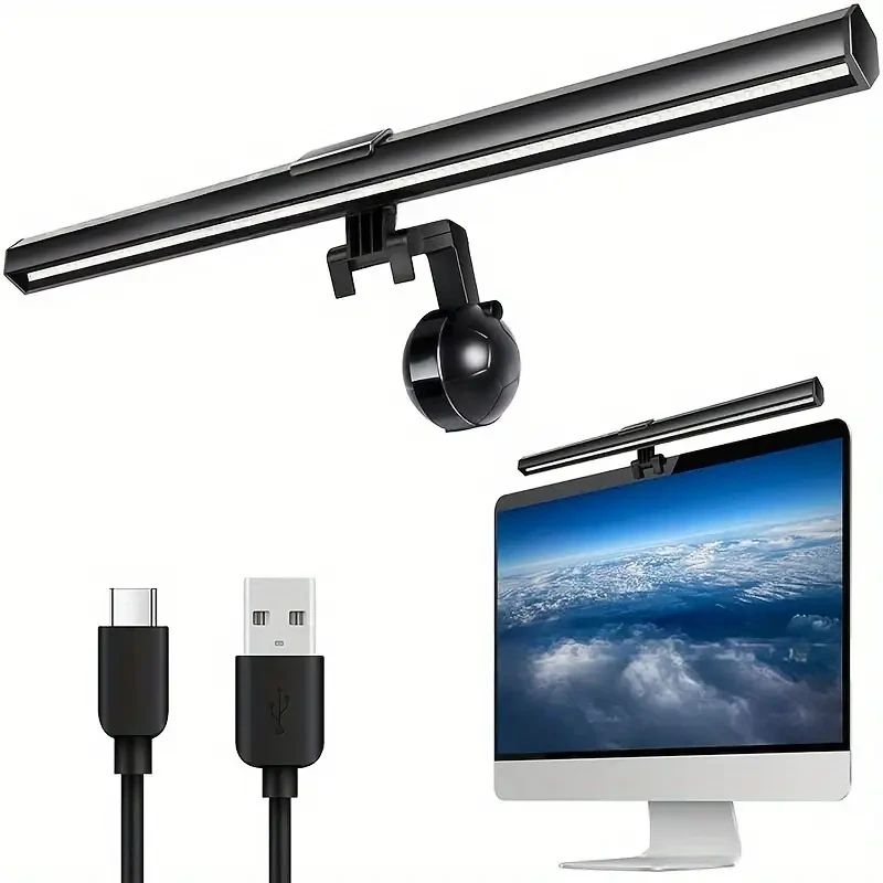 Barra de luz LED ajustable para monitor