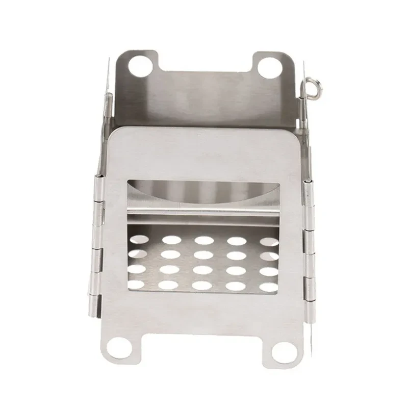 Estufa de leña plegable de acero inoxidable para acampar