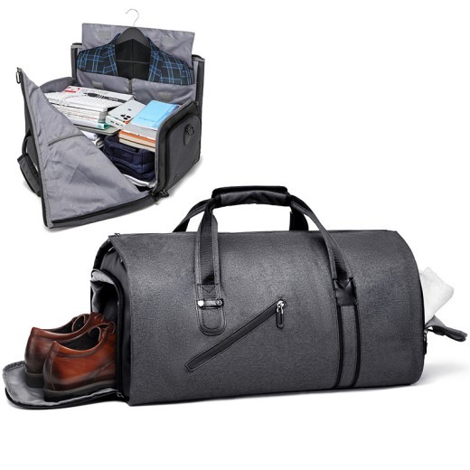 Bolsa de viaje plegable para hombre, de gran capacidad, portátil